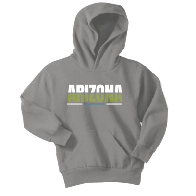 Youth Grey Hoodie - Arizona D102Y Thumbnail