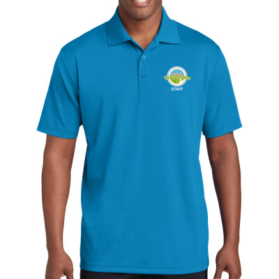 Unisex RacerMesh Circle Logo Staff Polo Thumbnail